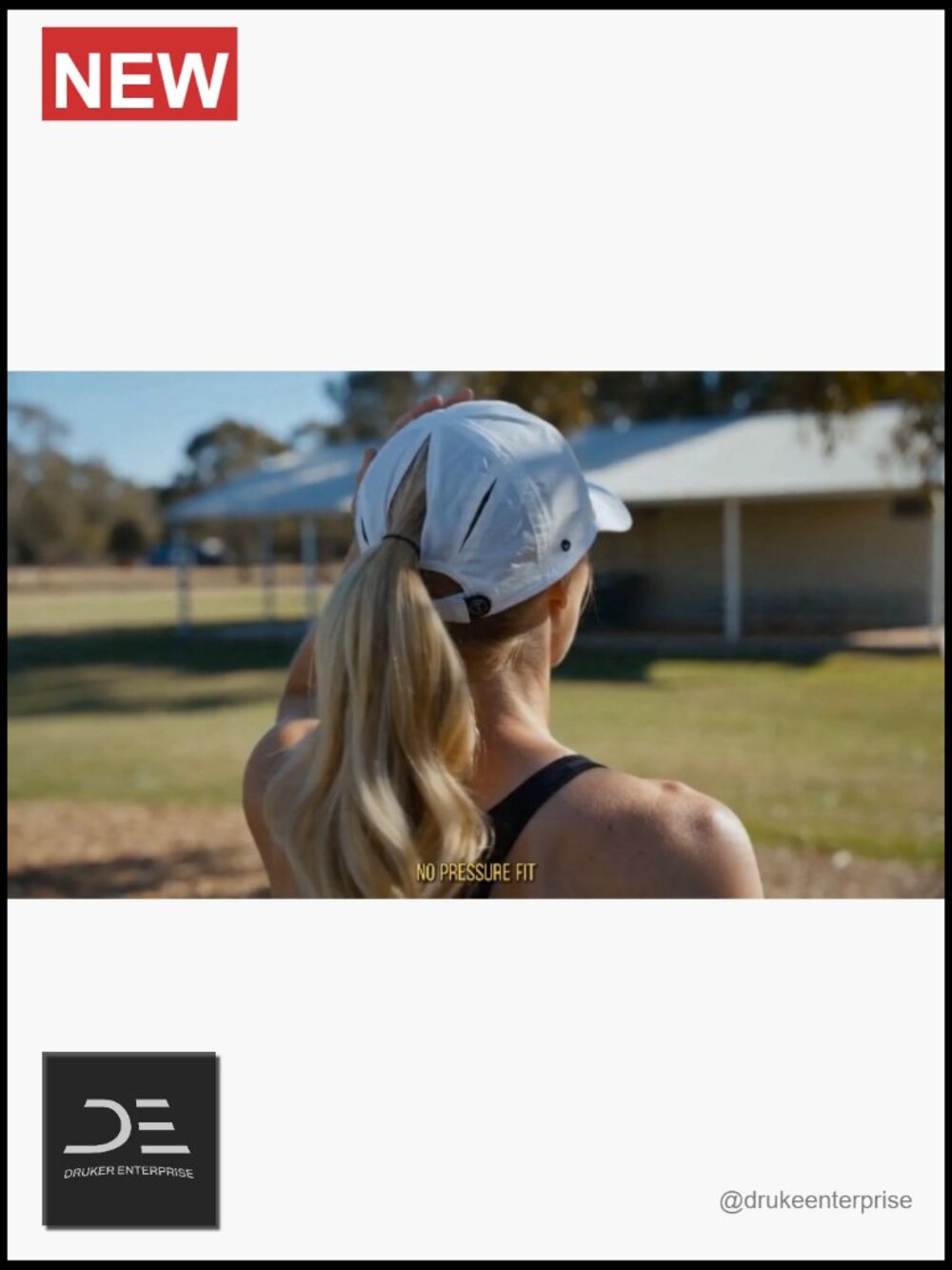 Cooling UPF50+ Ponytail Baseball Cap, Breathable Lightweight Golf Running - Picture 7 of 7
